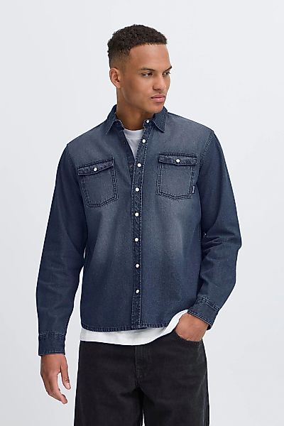 Blend Jeanshemd "BHDargo" Modernes Langarmhemd mit Brusttasche günstig online kaufen