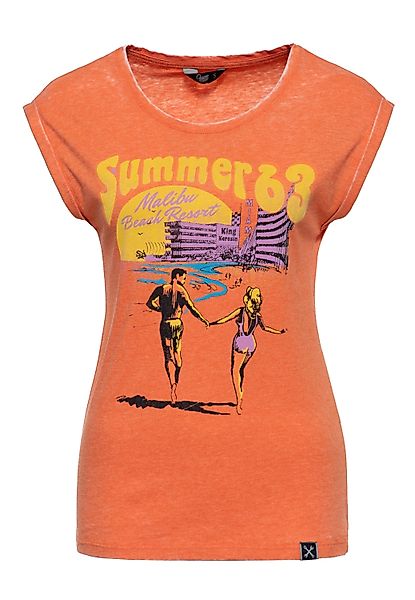 QueenKerosin Print-Shirt Summer 63 (1-tlg) mit günstig online kaufen