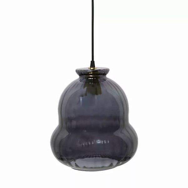 Pendelleuchte Vague glas schwarz / Ø 24,5 x H 26 cm - Glas - Maison Sarah L günstig online kaufen