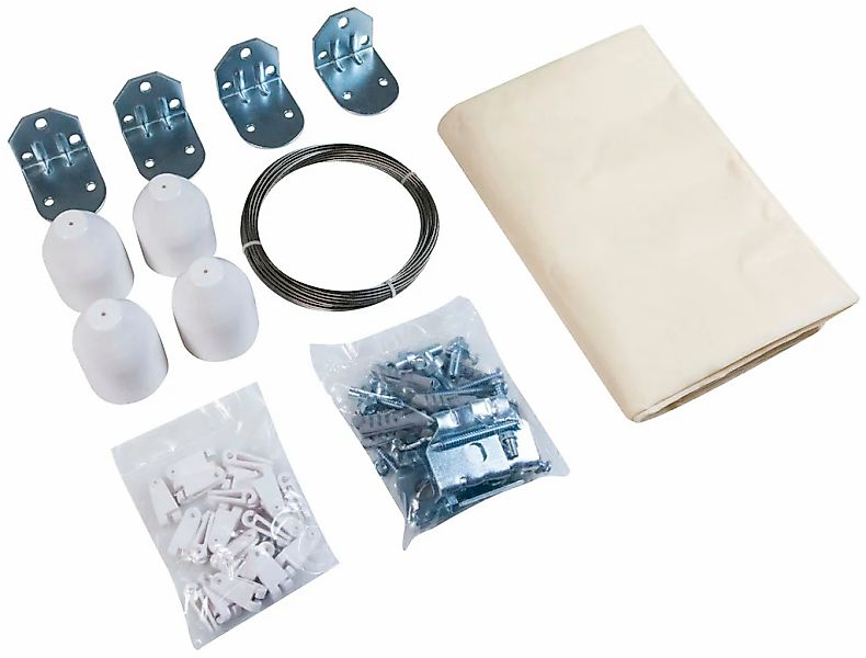 Windhager Seilspannsonnensegel Sonnensegel für Seilspanntechnik, 2,7x1,4 m günstig online kaufen