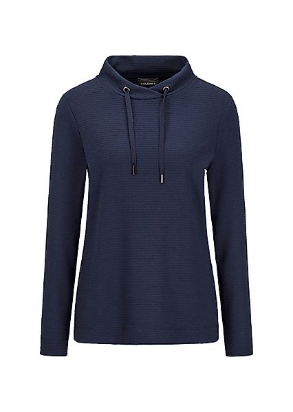 GOLDNER Kurzarmshirt "Kurzgröße Langarm Viskose-Pullover, Stehbund" Sonstig günstig online kaufen