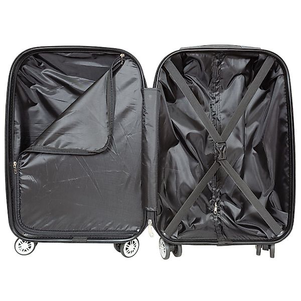 Trendyshop365 Hartschalen-Trolley Reisekoffer im Leoparden-Look, 3 günstig online kaufen