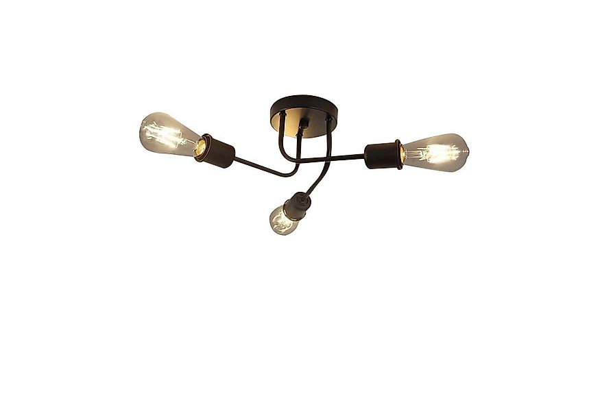 Nettlife Deckenleuchte Deckenleuchte Deckenlampe Vintage Wohnzimmer E27, LE günstig online kaufen