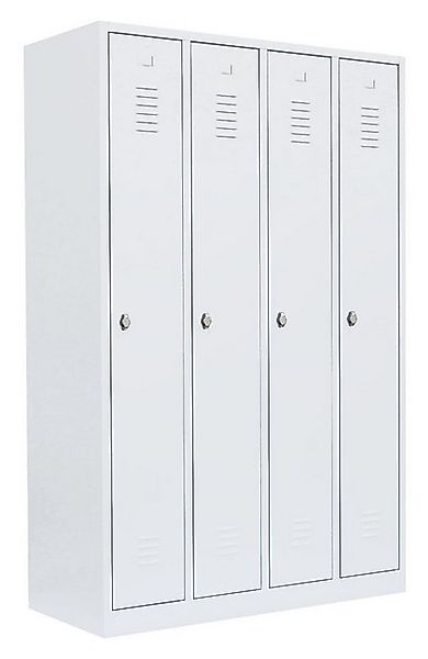 Steelboxx Spind für 4 Personen Spindschrank Kleiderspind 180x117x50cm (1-St günstig online kaufen