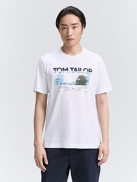 TOM TAILOR T-Shirt T-Shirt mit Fotoprint günstig online kaufen