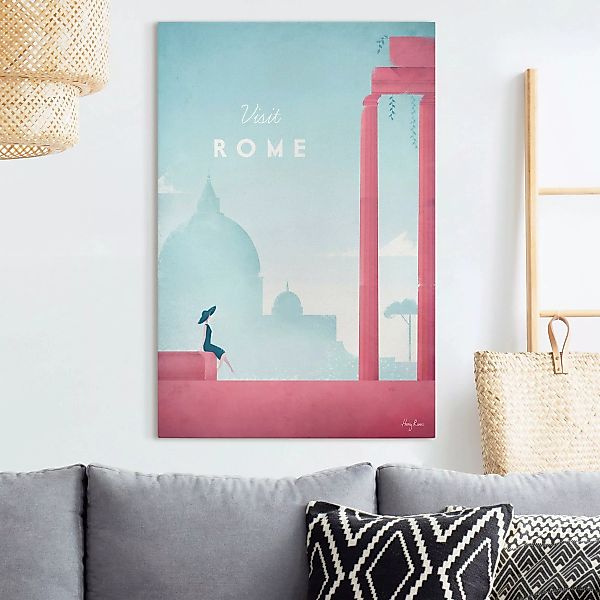 Leinwandbild Reiseposter - Rom günstig online kaufen