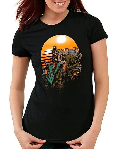 style3 T-Shirt Bantha Rider yoda star the mandalorian wars günstig online kaufen