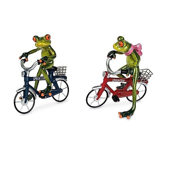 formano Dekofigur Formano Frosch auf Fahrrad günstig online kaufen