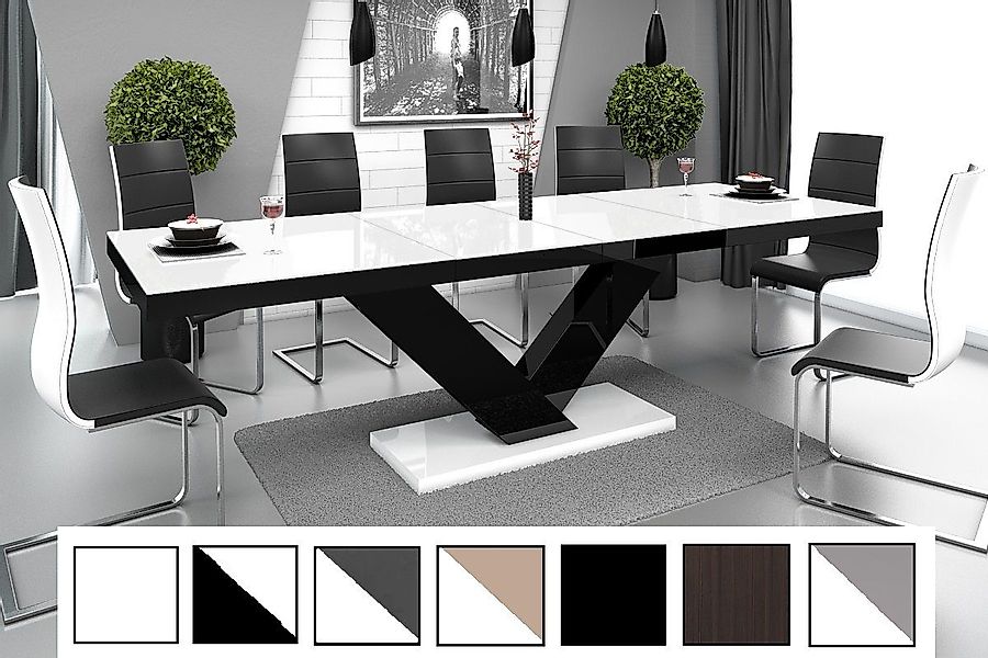 designimpex Esstisch Design Tisch HE-999 Weiß günstig online kaufen