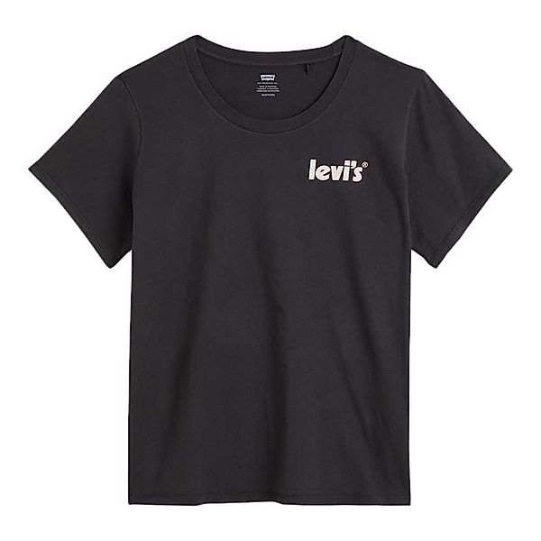 Levi´s ® Perfect Plus Size Kurzarm T-shirt 2X Reflective Poster Logo Caviar günstig online kaufen
