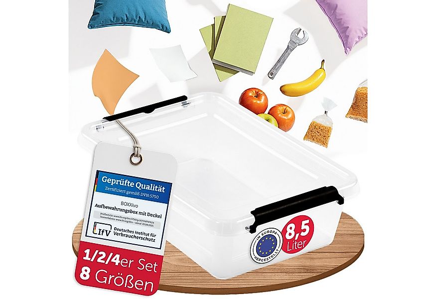 BOXXivo Aufbewahrungsbox Aufbewahrungsboxen mit Deckel BPA-freie & lebensmi günstig online kaufen