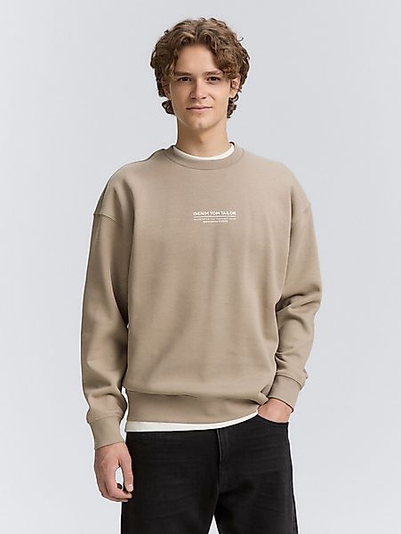 TOM TAILOR Denim Sweatshirt, mit Logo Print günstig online kaufen