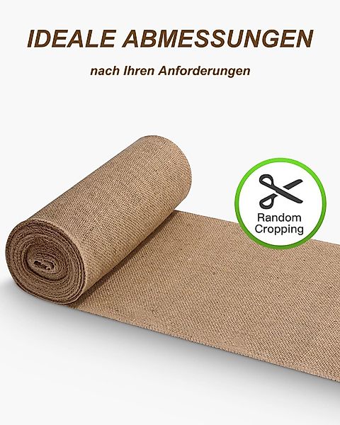 SinLaw Tischdecke Jute Tischläufer, Rolle Jute günstig online kaufen