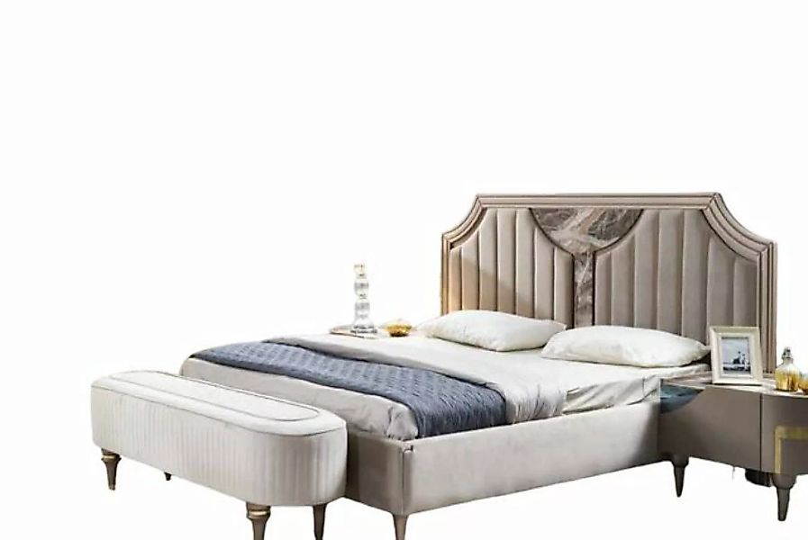 JVmoebel Bett, Bettrahmen Doppel Holz Bettgestelle Schlafzimmer Weiß günstig online kaufen