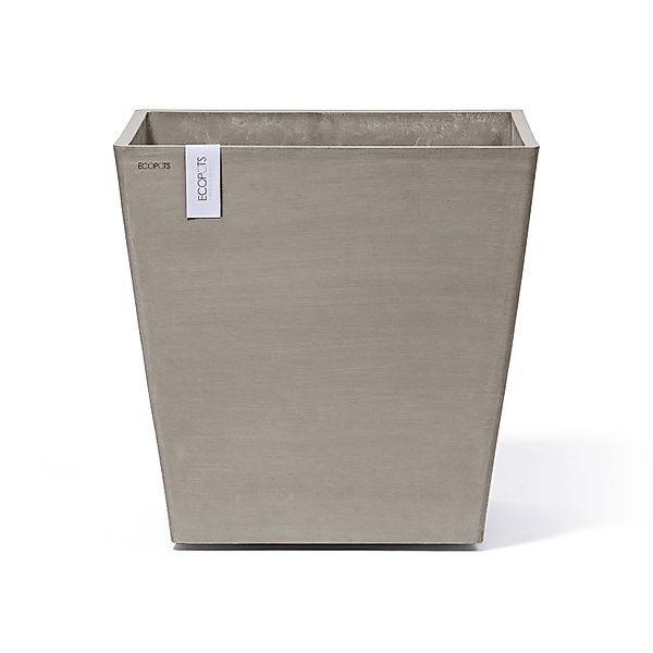 ECOPOTS Blumentopf Rotterdam mit Rollen 50 Taupe, für innen und außen: fros günstig online kaufen