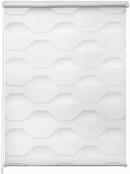 Doppelrollo Doppelrollo Trapez, K-HOME, Lichtschutz, ohne Bohren, freihänge günstig online kaufen