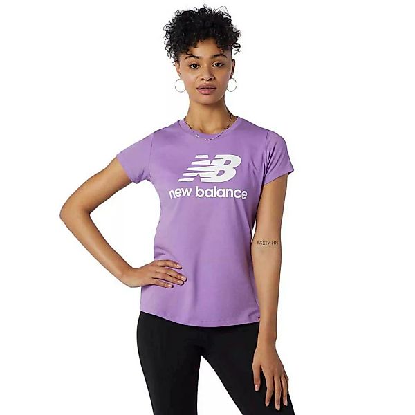 New Balance Essentials Stacked Logo Kurzarm T-shirt XS Heliotrope günstig online kaufen