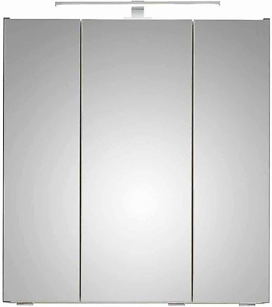 Saphir Badmöbel-Set "Quickset 5-teilig, Waschbeckenunterschrank mit LED-Spi günstig online kaufen