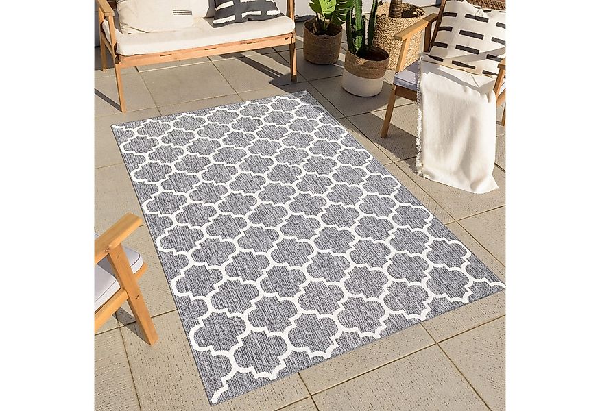 Carpet City Outdoorteppich Outdoor 462, rechteckig, Höhe: 5 mm, Läufer, UV- günstig online kaufen