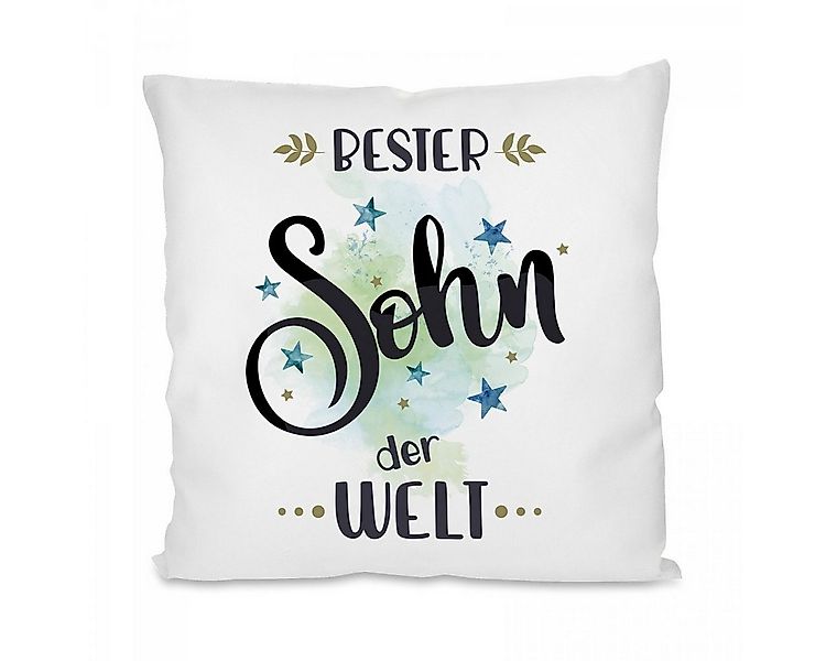 Herzbotschaft Dekokissen Kissen mit einseitigem Motiv Bester Sohn der Welt, günstig online kaufen