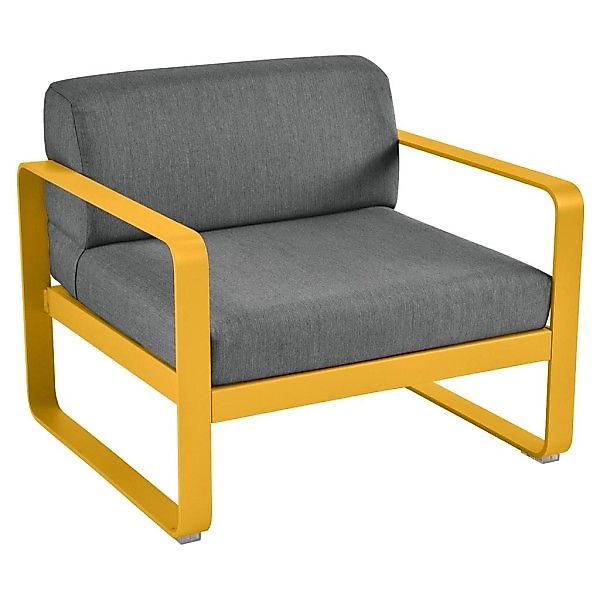 Bellevie Lounge-Sessel Outdoor C6 Honig A3 Graphitgrau günstig online kaufen