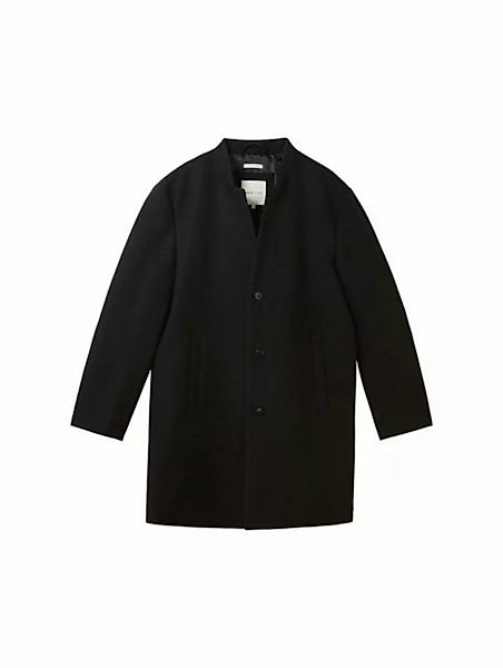 TOM TAILOR Denim Outdoorjacke three button wool coat, Black günstig online kaufen