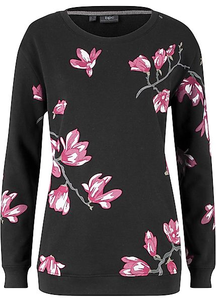 Sweatshirt mit Blumendruck, locker geschnitten günstig online kaufen