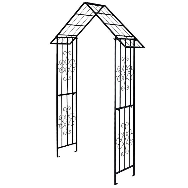 COSTWAY Rosenbogen, Rankhilfe, für Kletterpflanzen, 140x40x223 günstig online kaufen