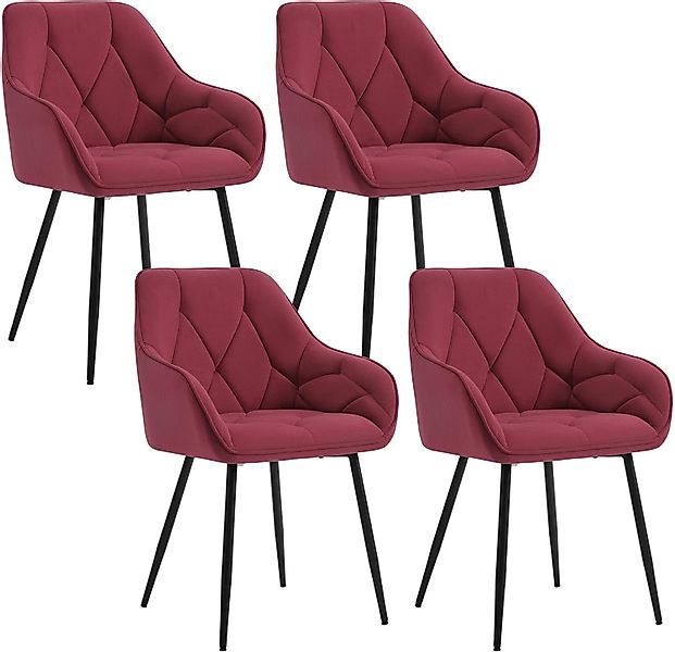 Woltu 4-Fußstuhl (Set, 4 St), Esszimmerstühle günstig online kaufen