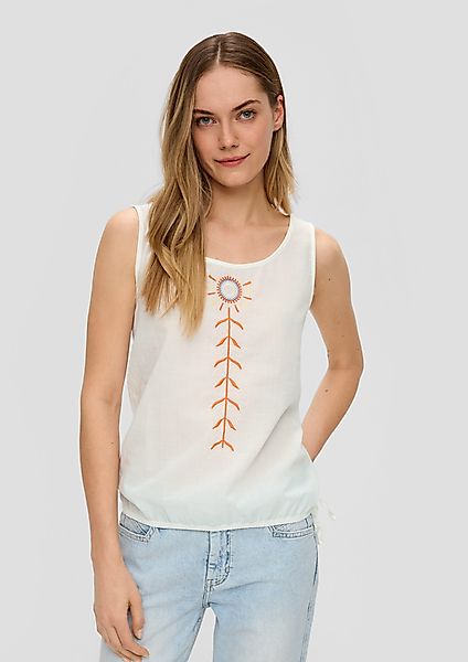 s.Oliver T-Shirt Leicht durchsichtiges Shirt im günstig online kaufen