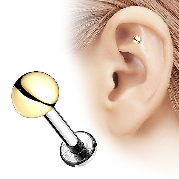 Taffstyle Piercing-Set Titan Tragus Labret Knorpel Kugel Innengewinde, Pier günstig online kaufen