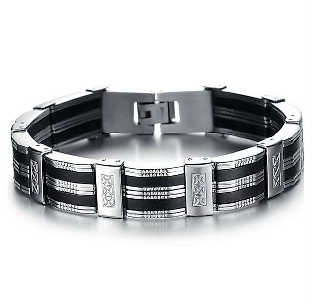 Ware aus aller Welt Edelstahlarmband Herrenarmband Edelstahl 21 cm elegante günstig online kaufen