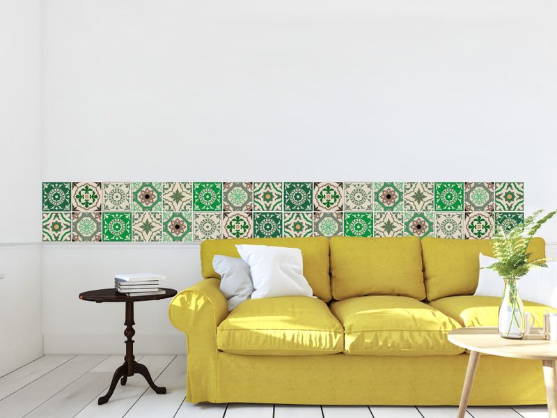 Home affaire Fliesenaufkleber Ornamente, Stickerfliesen, selbstklebend, günstig online kaufen