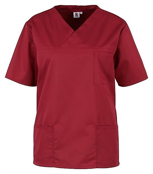 BEB Schlupfbluse beb Basic Kasack Unisex Kurzarm Weinrot günstig online kaufen