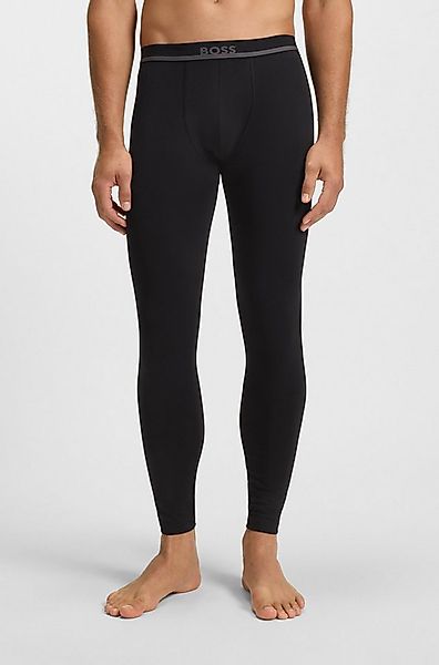 BOSS Lange Unterhose Long John 365 Solid mit BOSS Schriftzug auf dem Bund günstig online kaufen
