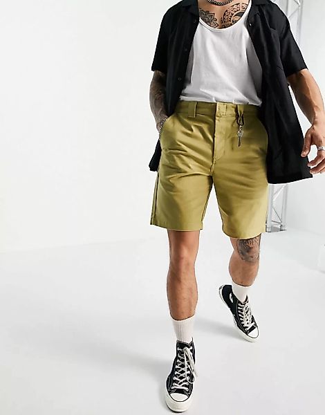 Dickies – Cobden – Shorts in Khaki-Grün günstig online kaufen