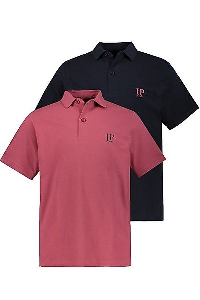 JP1880 Poloshirt Poloshirts Basic 2er-Pack Piqué gekämmte Baumwolle (2-tlg) günstig online kaufen