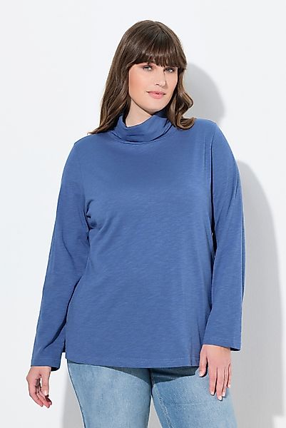 Ulla Popken T-Shirt Shirt Rollkragen Slim günstig online kaufen
