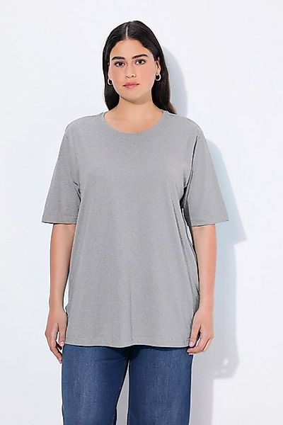 Ulla Popken T-Shirt T-Shirt Rundhalsausschnitt Relaxed Halbarm günstig online kaufen