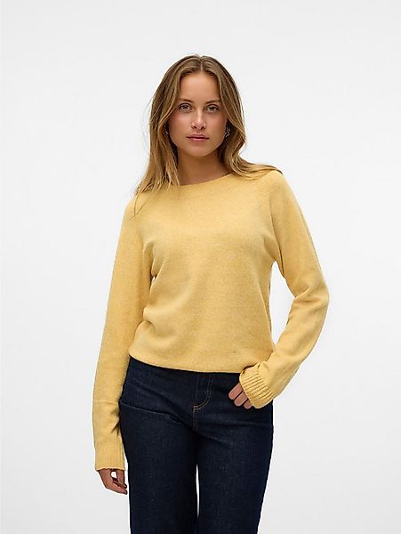 Vero Moda Rundhalspullover VMDOFFY LS O-NECK BLOUSE GA NOOS Materialmix, re günstig online kaufen