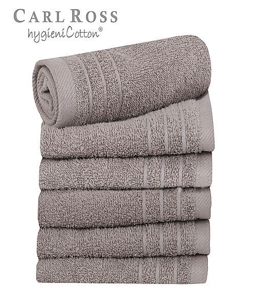 Carl Ross Gästehandtücher »HygieniCotton«, (6 St., 6er Set Gästehandtücher günstig online kaufen