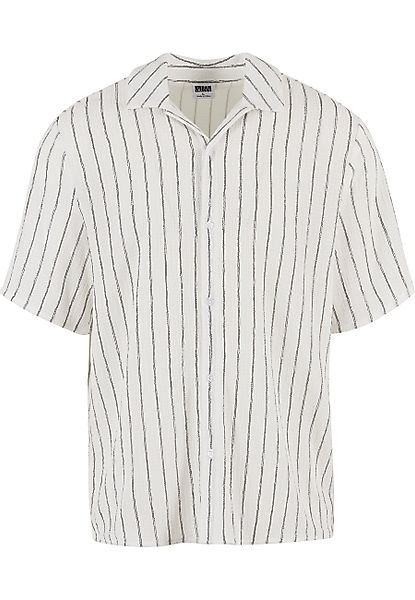 URBAN CLASSICS Langarmhemd "Urban Classics Striped Crinkle Resort Shirt", ( günstig online kaufen