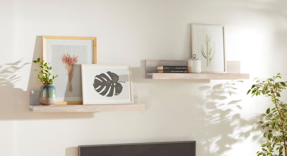 Home affaire Wandregal "Silkeborg" Set, 2 Stk. tlg. 2er-Set günstig online kaufen