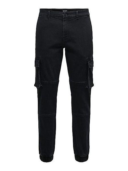 ONLY & SONS Cargojeans "ONSCAM STAGE CARGO LBD 0414 PIM DNM CS" günstig online kaufen