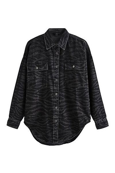 Next Langarmhemd Bedrucktes übergroßes Shirt aus günstig online kaufen
