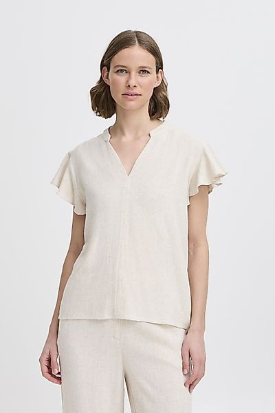 b.young Kurzarmbluse BYFILINEN Sommerliche Kurzarmbluse günstig online kaufen