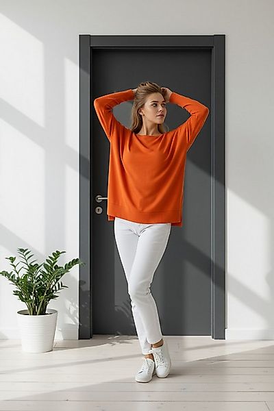 Zuckerwatte Rundhalsshirt bequem und lässig, aus weicher Modalmischung günstig online kaufen