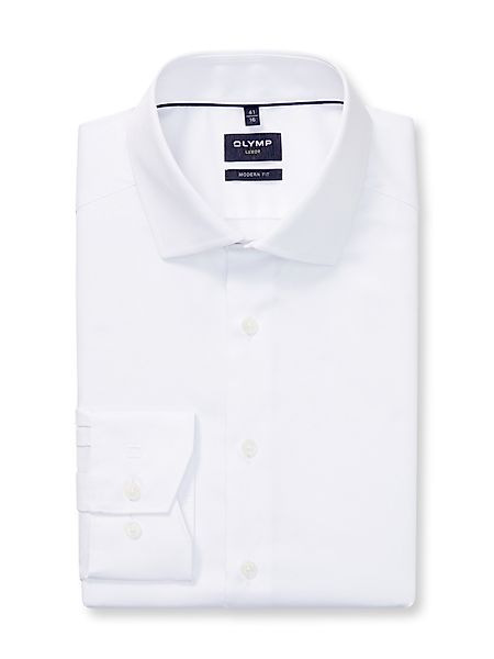 OLYMP Langarmhemd Luxor modern fit unifarben, günstig online kaufen