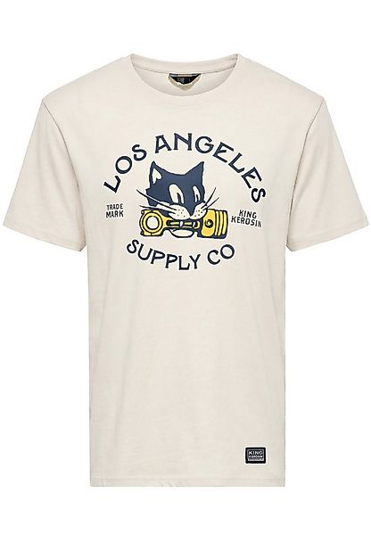 KingKerosin Print-Shirt Los Angeles Supply Co. (1-tlg) mit Artwork-Print günstig online kaufen