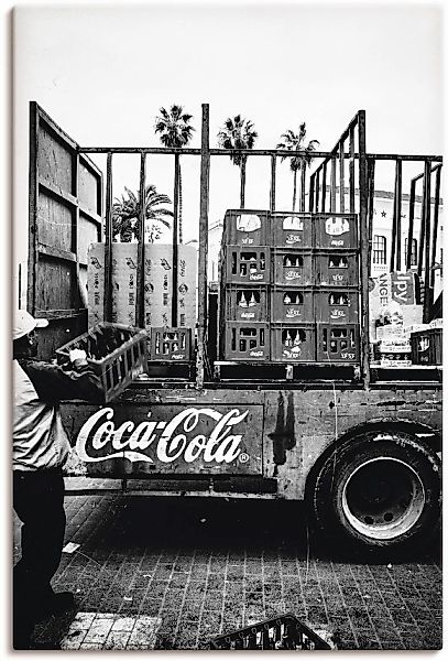 Artland Wandbild »CocaCola-LKW in El Jadida - Marokko« Auto 1 Stk. tlg. als günstig online kaufen